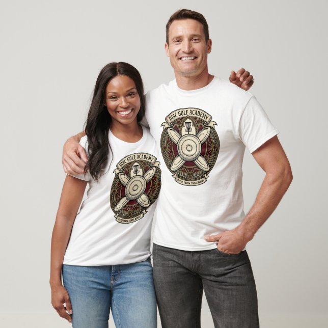 Disc Golf Academy Crest T-Shirt (Unisex)