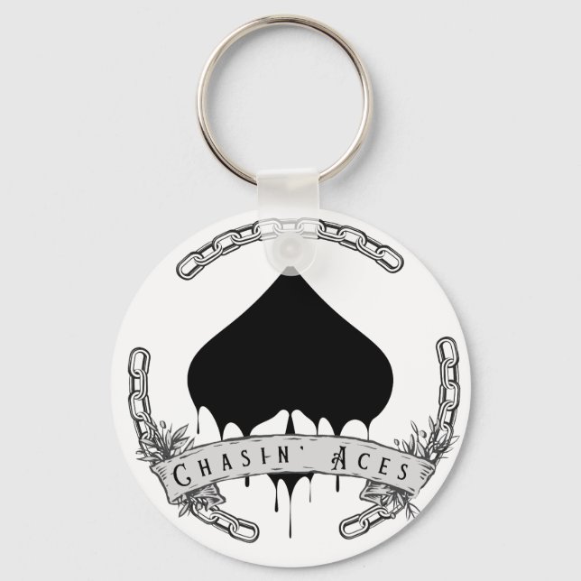 Disc Golf Aluminium Key Ring (Front)