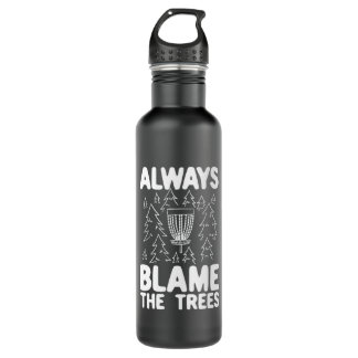 Disc Golf Always Blame The Trees 710 Ml Water Bottle