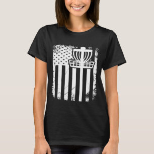 Disc Golf American Flag  Red White And Blue  1 T-Shirt