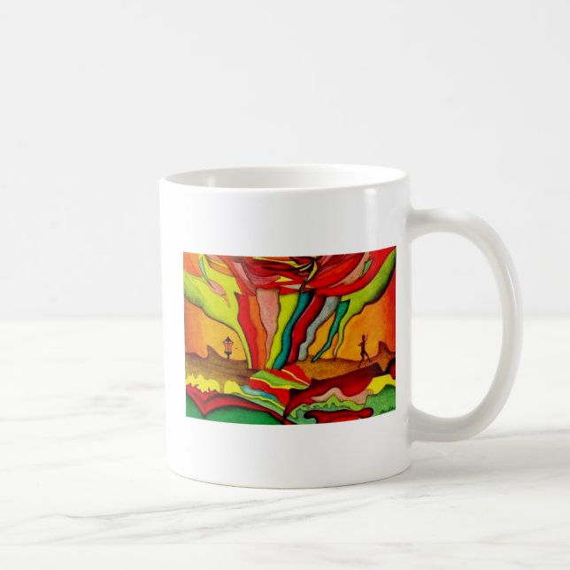 Disc Golf Art Coffee Mug (Right)