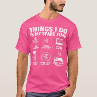 Disc Golf Art For Kid Disc Golf Player Disc Golfer T-Shirt