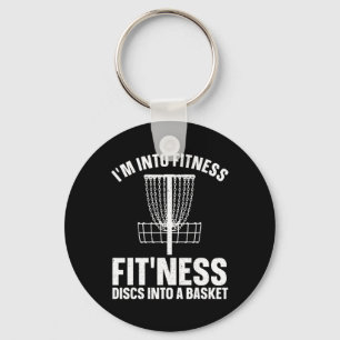 Disc Golf Art For Men Women Disc Golfer Player Dis Key Ring