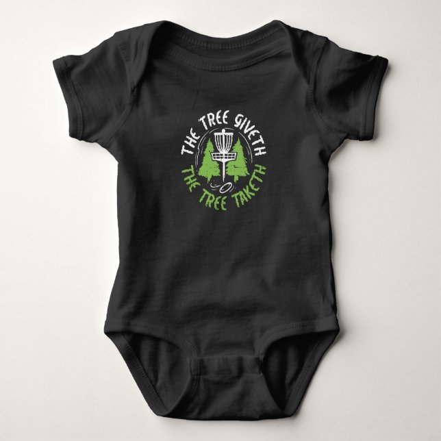 Disc Golf Baby Bodysuit (Front)