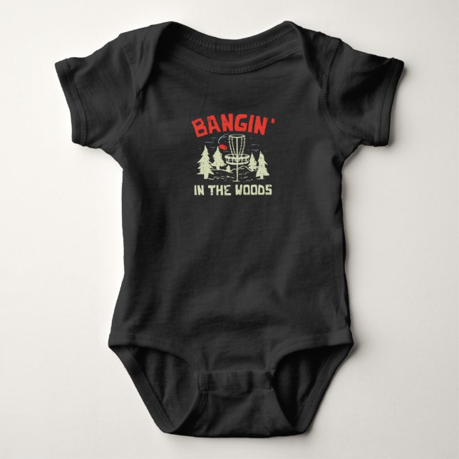 Disc Golf Baby Bodysuit (Front)