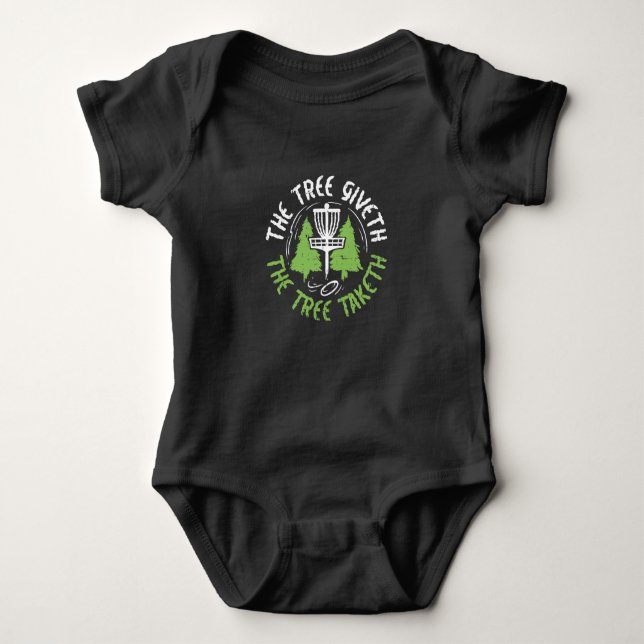 Disc Golf Baby Bodysuit (Front)