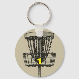 disc golf bag tag key ring
