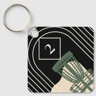 Disc Golf Bag Tag Key Ring