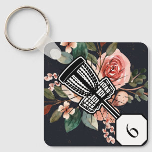 Disc Golf Bag Tag Key Ring