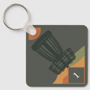 Disc Golf Bag Tag Keychain