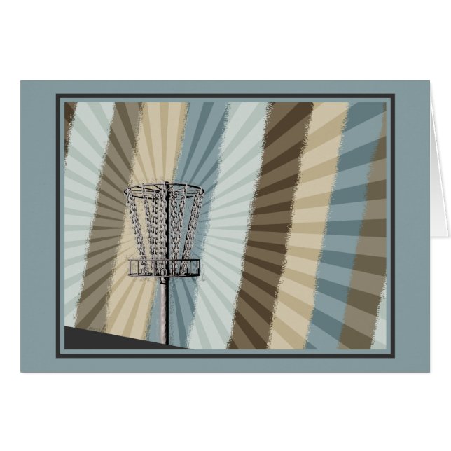 Disc Golf Basket Graphic (Front Horizontal)