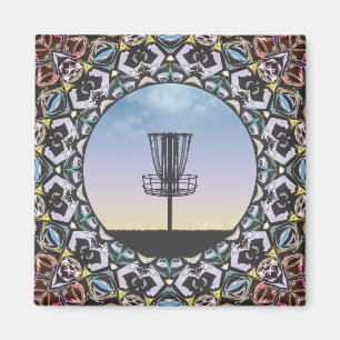 Disc Golf Basket Magnet