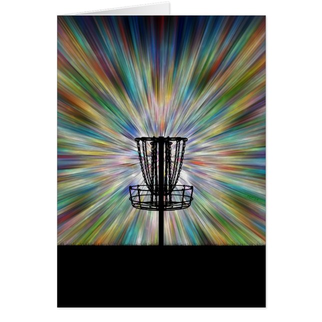 Disc Golf Basket Silhouette (Front)