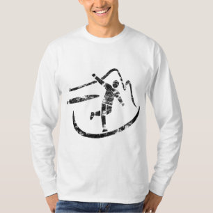 Disc Golf Basket Simple Art Elements Disc Golfer G T-Shirt