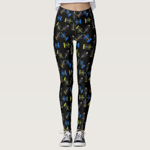 Disc Golf Baskets Leggings