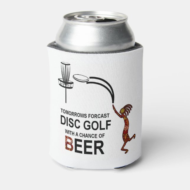 disc golf beer cooler (Can Back)