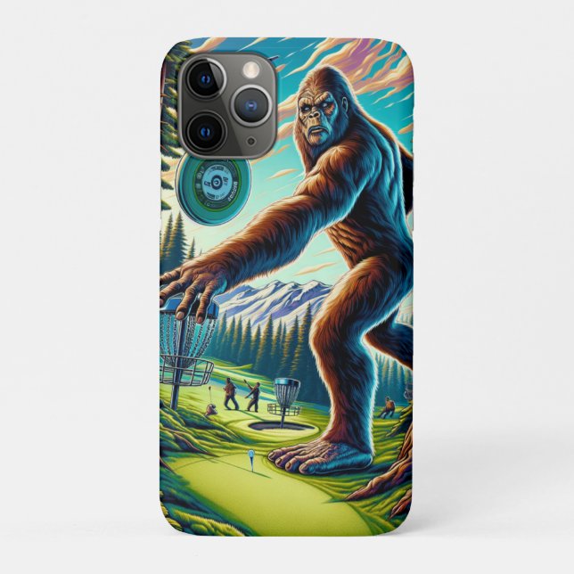 Disc Golf Bigfoot in the Woods Case-Mate iPhone Case (Back)