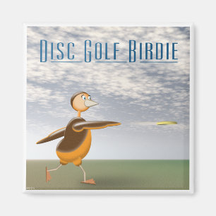 Disc Golf Birdie Magnet