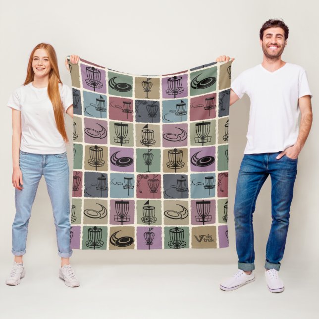 Disc Golf Blanket Gift, Cosy Sports Throw for Disc (In Situ)