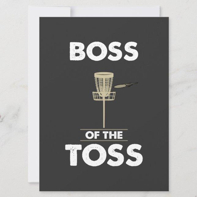 Disc Golf - Boss of the Toss (Front)