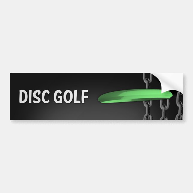 Disc Golf Bumper Sticker (Front)
