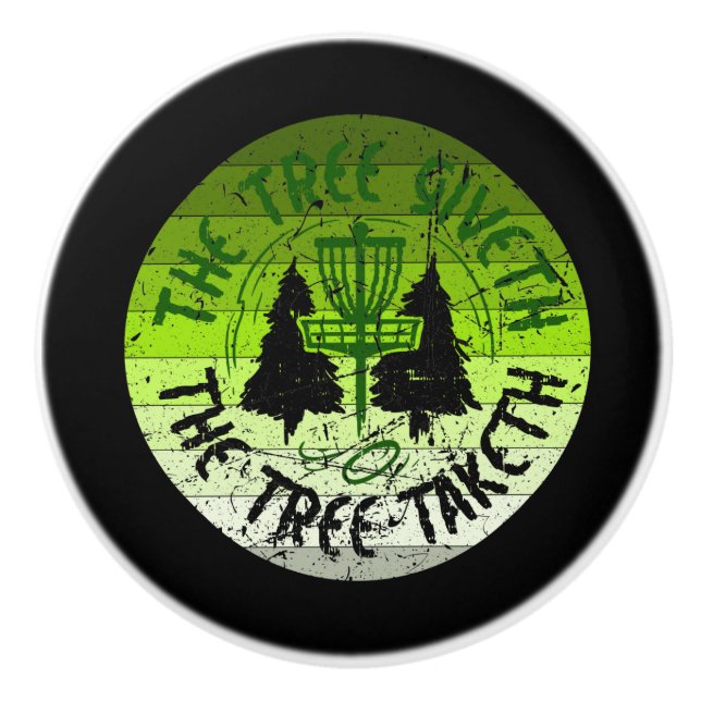 Disc Golf  Ceramic Knob (Front)