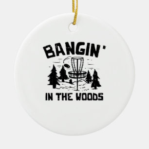 Disc Golf Ceramic Tree Decoration