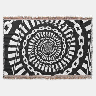 Disc Golf Chains Throw Blanket