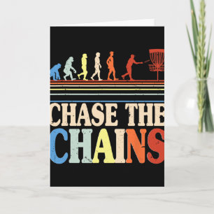 Disc Golf Chase The Chains Card