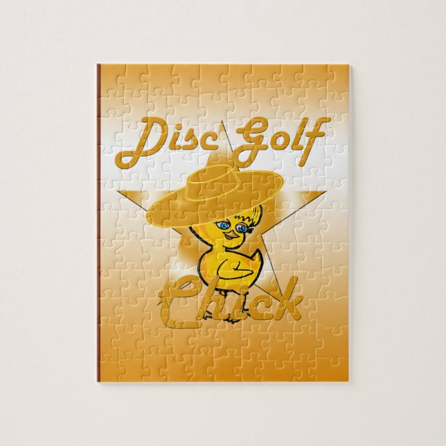Disc Golf  Chick #10 Jigsaw Puzzle (Vertical)