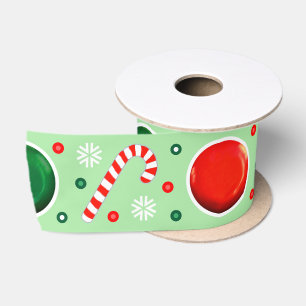 Disc Golf Christmas Holiday Gift Satin Ribbon