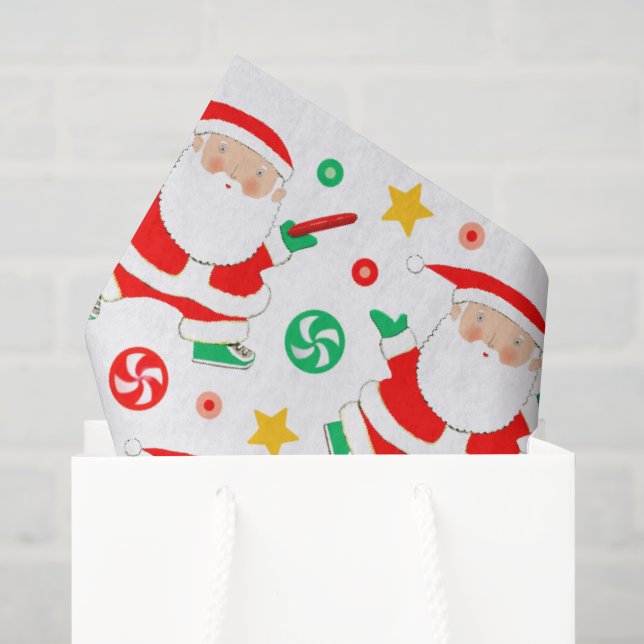 Disc Golf Christmas Holiday Gift Tissue Paper (Gift Bag)