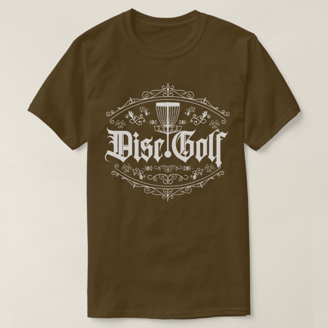 Disc Golf Classic Chain T-Shirt (Design Front)