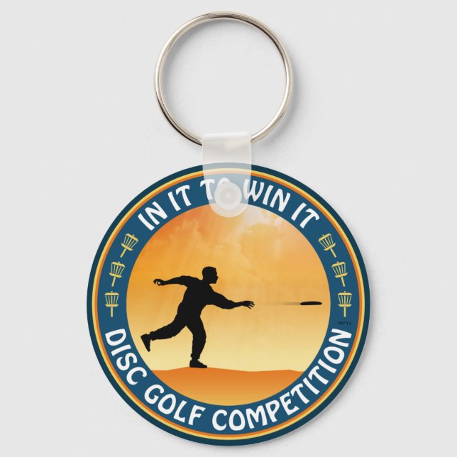 Disc Golf Competition Key Ring (Front)