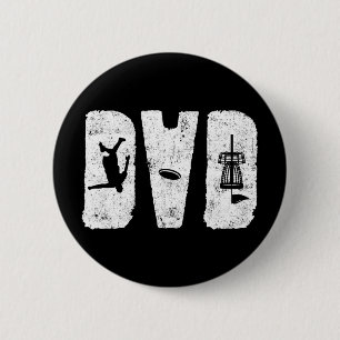 Disc Golf Dad Funny Disc Golfer Lovers Dad Fathers 6 Cm Round Badge