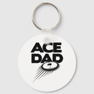 Disc Golf Dad - Funny Father's Day Key Ring