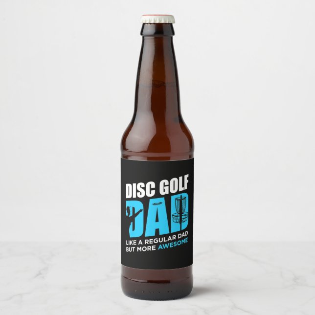 Disc Golf Daddy Beer Bottle Label (Front)