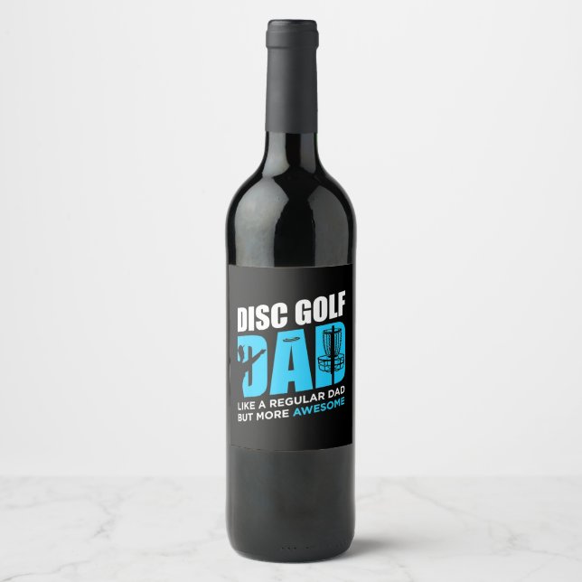 Disc Golf Daddy Wine Label (Front)