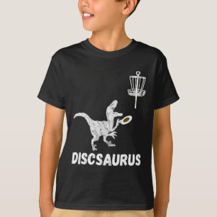 Disc Golf Dinosaur Frolfing T-rex Dino Funny Disc  T-Shirt