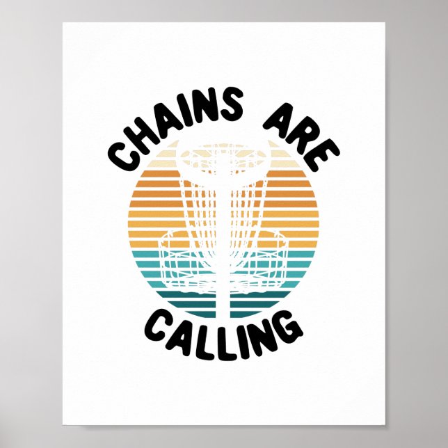 Disc Golf Disc Golf Basket Poster (Front)