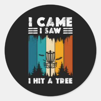 Disc Golf Disc Golf Classic Round Sticker