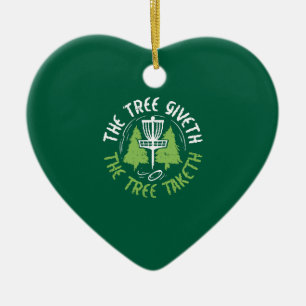 Disc Golf Disc Golf Player Gift Ceramic Tree Decoration