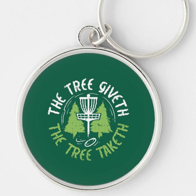 Disc Golf Disc Golf Player Gift Key Ring (Front)