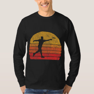Disc Golf Distressed Retro 80s Style Vintage T-Shirt