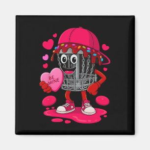 Disc Golf Equipment Playera Valentine Hearts Costu Magnet