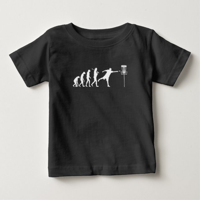 Disc Golf Evolution Disc Golf Gifts Baby T-Shirt (Front)