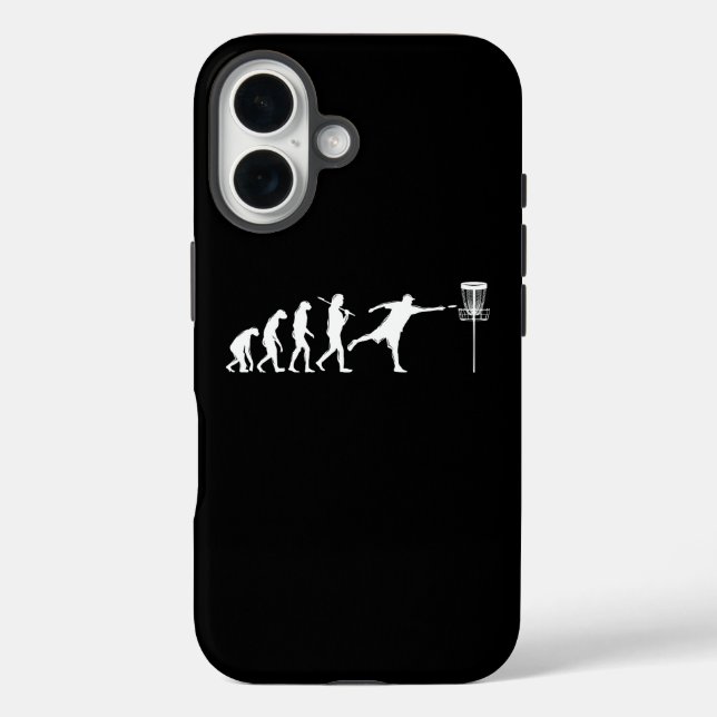 Disc Golf Evolution Disc Golf Gifts Case-Mate iPhone Case (Back)