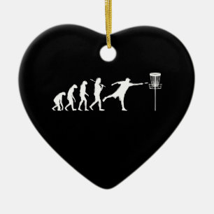 Disc Golf Evolution Disc Golf Gifts Ceramic Tree Decoration