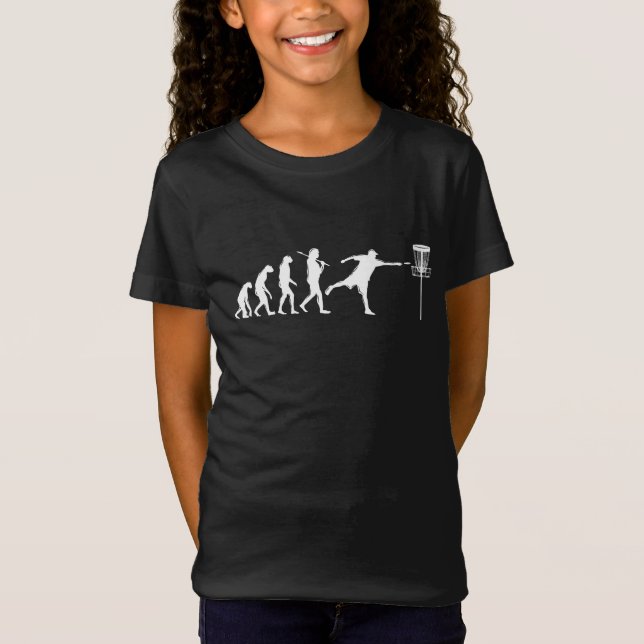 Disc Golf Evolution Disc Golf Gifts T-Shirt (Front)