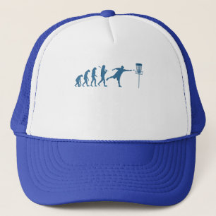 Disc Golf Evolution - Fun Gift for Disc Golfer Trucker Hat